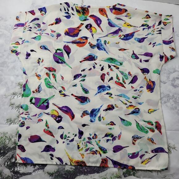 Liva Girl "For the Birds" Top size XL - Picture 9 of 13